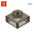 thumbnail image 1 of 588Pcs/Lot 3024 1x1 Short 1-Hole Building Blocks Classic Base Parts Compatible with Bricks Children Toys Assembly Gift Box 81.Trans-Brown about 588pcs, 1 of 6