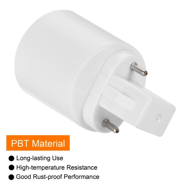 Uxcell G23 to E26 E27 Lamp Base Light Socket Adapter 5 Pack