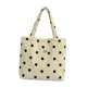 thumbnail image 2 of Bolso pequeño de pana para mujer, bolso de mano moderno para viajes, libros y playa. Blanco, 2 of 9