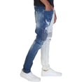 thumbnail image 3 of KDNK Pintuck Contrast Moto Jeans Blue, 3 of 4