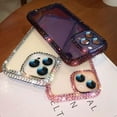 thumbnail image 5 of for iPhone 15 Pro Max Bling Clear Case for Women Girly,Cute Glitter Phone Case with Camera Protection Protector，Sparkle Rhinestone Diamond Cover for iPhone 15 Pro Max 6.7 inch (Pink), 5 of 9