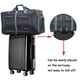 thumbnail image 3 of Bolsa de viaje Woogwin, impermeable, 60 L, grande, negra, 3 of 7