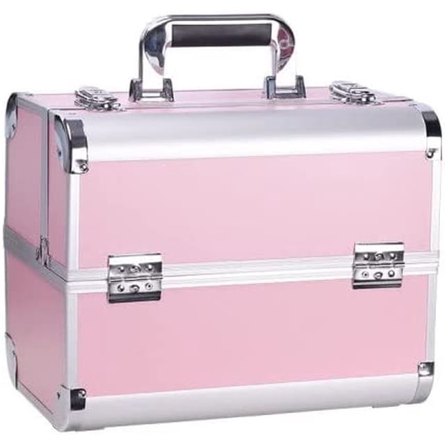 Neceser Maletín Reforzada Sincero Cosmetiquera Profesional de Belleza Estuche de regalo Rosa