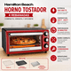 thumbnail image 3 of Horno Tostador Electrico Hamilton Beach 4 Rebanadas y Pizza 23 cm con Temporizador y Apagado Automático 1100W, 3 of 9