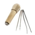 thumbnail image 2 of Rongfmy 4 Needles Copper Handle Sewing Awl Hand Stitcher Shoe Repair Tool for DIY Sewing, 2 of 9