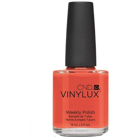 CND Vinylux Weekly Nail Polish, Electric Orange #112 , 0.5 Fl