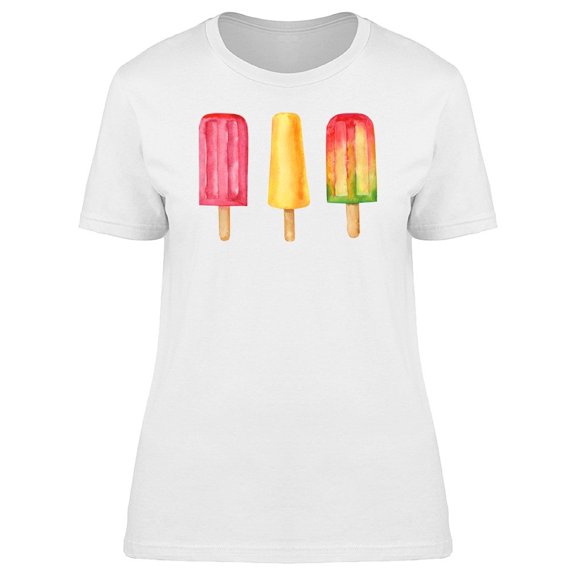 Fuirt Ice Pops Watercolor Tee Women's -Image by Shutterstock