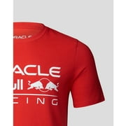Red Bull Racing F1 Large Front Logo T-Shirt - Flame Scarlet/Grey/Night Sky/White