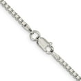 thumbnail image 3 of Sterling Silver 1.9mm Box Chain (42 X 1.9) Made In Italy qbx037-42, 3 of 5