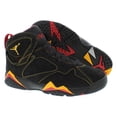 thumbnail image 4 of Nike Air Jordan 7 Retro GS Boys Shoes Size 3.5, Color: Black/Citrus/Varsity Red, 4 of 5