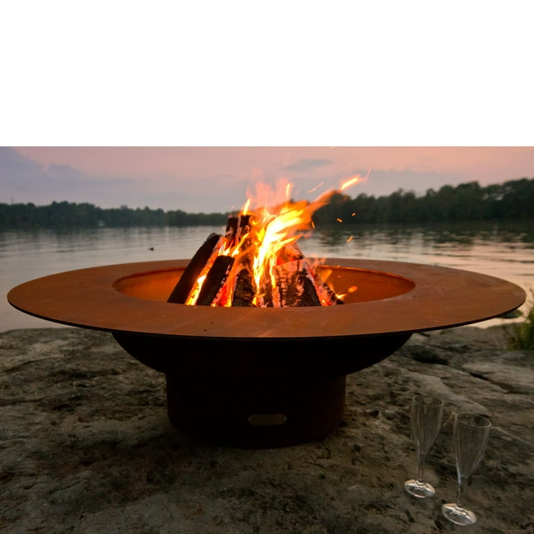 Magnum Natural Gas Fire Pit Bowl Outdoor Patio Furniture Steel