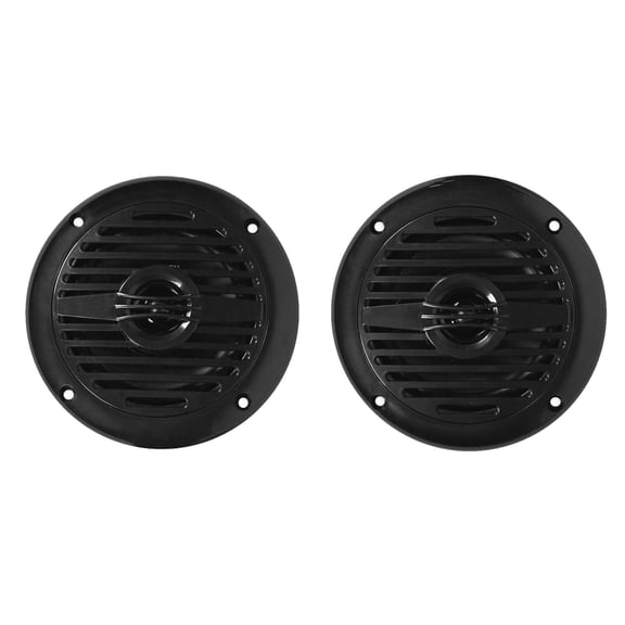 Pair Rockville MS40B Black 4" 200 Watt Marine Boat Speakers Compact and Powerful