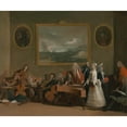 thumbnail image 3 of Marco Ricci 23x20 Black Modern Framed Museum Art Print Titled - A Rehearsal of an Opera, 3 of 5