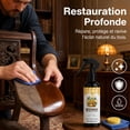 thumbnail image 3 of Beeswax Wood Polish Spray, Beeswax Furniture Spray, Removes Scratches Restores Shine for Wood Floors 120ML（1PCS  1 towel + 1 sponge）, 3 of 8