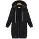 thumbnail image 2 of SAILING Mujer Casual Zip Up Fleece Sudaderas con capucha Túnica Sudadera Chaqueta larga Yw, 2 of 5