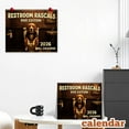 thumbnail image 6 of Restroom Rascals Dog Edition 2026 Wall Calendar,Spiral Bound Monthly Planner With Good Times Themed Dog Illustration For Home Office Classroom Decor,1Pc Gift For Dog, 6 of 6