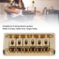 thumbnail image 4 of Guitar Bridge, Electric Guitar Bridge Kit 6 String Non Tremolo  for ST Gold, 4 of 7