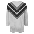 thumbnail image 5 of Cqxid525 Comfort Colors T-Shirts Women's Fashionable Round Neck Casual Floral Print Three Quarter Sleeve T Shirt Gray Xxxl Summer Tops Short Sleeve, 5 of 5
