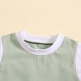 thumbnail image 5 of Musuos Toddler Boys Shorts Set, 3M 6M 12M 18M 24M 3Y Sleeveless Crew Neck Patchwork Tank Top with Elastic Waist Shorts Summer Outfit, 5 of 10