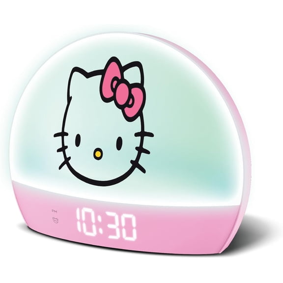 Sunrise Alarm Clock - Multicolor Lights, USB Charging, LED Display, and Snooze Function