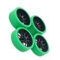 thumbnail image 4 of lionlar 1:28 RC Car Wheel Rim Tires Accessories for RM02 Iw02 Model Buggy Crawler , Green, 4 of 6