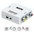 thumbnail image 1 of (white)1080P RCA Composite CVBS AV to HDMI Video Audio Converter Box AV2HDMI Adapter, 1 of 5