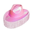 thumbnail image 4 of Western Cowboy Hat Shiny Western Cowgirl Hat for Concerts Carnival Role Pink, 4 of 8