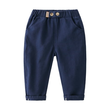 

Boys Pants Size 14-16 Toddler Boy Soild Pants Overalls Casual Pants for Children Clothes