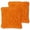 Orange, variant on Soft & Comfy Plush Faux Fur Throw Pillows 2-Pack 18" x 18" - Silver