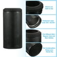 thumbnail image 4 of Uxcell Slim Can Cooler, 16oz Skinny Can Insulated Beer Sleeve Drink Holder for Beer Soda Coffee Skinny Cans and Bottles, Black, 4 of 6