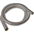 thumbnail image 2 of 5/8" ConvoShield High Temperature Chrome Split Wire Loom - Length: 37" - 1 Piece, 2 of 5