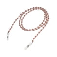 thumbnail image 1 of Imitation pearls fashion glasses chain Wearing Neck Holding cord Drawstring Cord Reading Glasses Holder Accessories Brown, 1 of 9