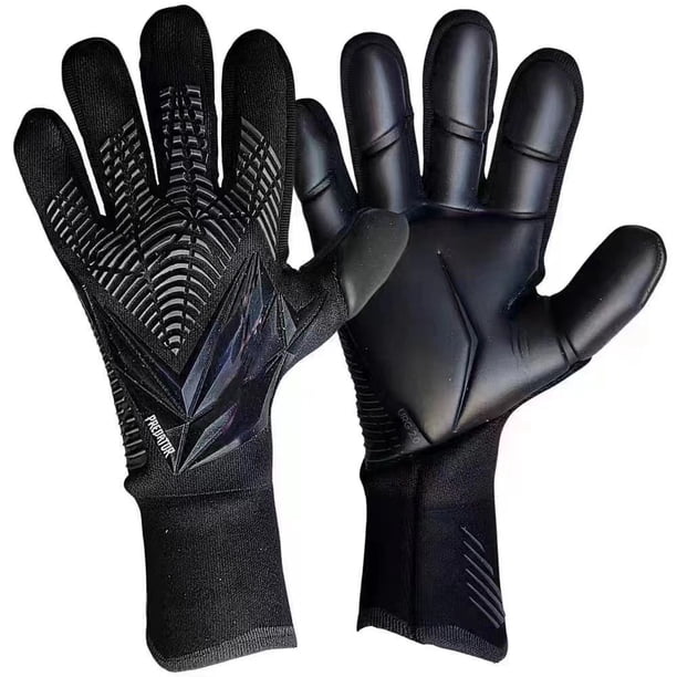 Guantes de fútbol juvenil, guantes de portero, guantes de fútbol juvenil, guantes de portero de fútbol de látex profesional para hombre, guantes de portero de fútbol