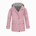 thumbnail image 6 of UYYX Kids Rain Jacket 3T Girl Clothes Fall Girl Winter Coats Heavyweight Hooded Jacket Kid Snow Outwear 5-6 Years, 6 of 6