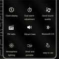 thumbnail image 6 of XGFHYJEH Alarm Clock Radio, Digital Clocks, Atomic Clocks, Alarm Clock with Usb Charge Port, Small Bedside Tabletop Clock with Large LED Display & Wireless Bluetooth Speaker, 6 of 6