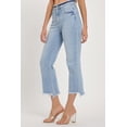 thumbnail image 3 of RISEN Full Size High Rise Raw Edge Crop Jeans, 3 of 6
