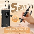 thumbnail image 4 of Professional Electric Nail Drill Rechargeable Nail File | for Acrylic & Gel, High Speed 45000RPM, Cordless, Portable Gel Polish Removal E file, Beginner Friendly, for Beauty Lovers, 4 of 10