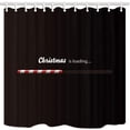 thumbnail image 1 of RYLABLUE New Year Christmas is Loading Creative Design Polyester Fabric Bathroom Shower Curtain 66x72 inches, 1 of 1