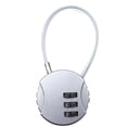 thumbnail image 1 of Lefu 3 Digit Password Lock Portable Anti-theft Wire Rope Dormitory Cabinet Lock Padlock Luggage Combination Lock Home Hardware Black, 1 of 7