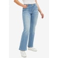 thumbnail image 2 of Ellos Women's Back Elastic Bootcut Jeans Jeans, 2 of 4