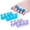 Blue + Purple, variant on YUNOVA 2 Pairs Pedicure Toe Separators,Toe Separators for Nail Polish, Toe Nail Separator, Repeatable Washable Toenail Dividers to Relieve Orthopedic Bunion
