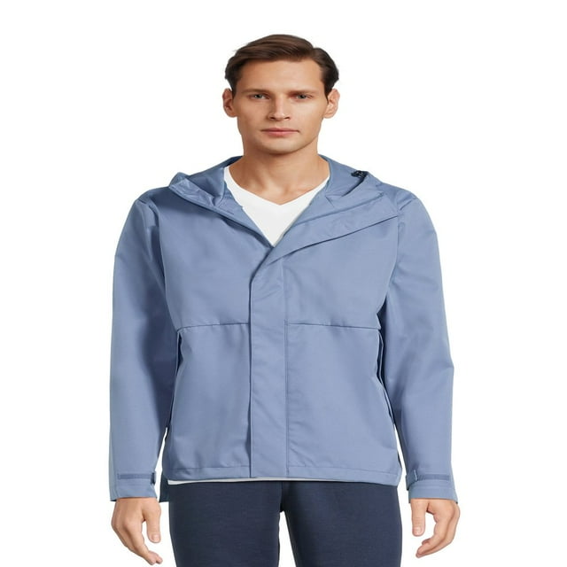 Swiss Tech Men‘s & Big Men‘s Water Resistant Rain Jacket Sizes S-3XL