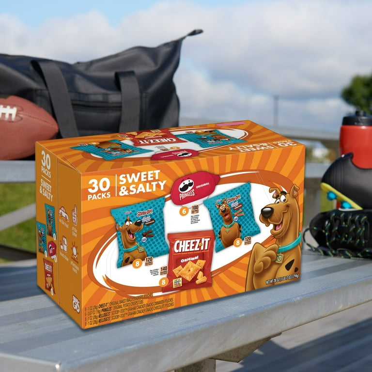 Kellogg's Cheez-It Variety Pack Snack Crackers and Sweet Salty
