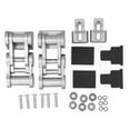 thumbnail image 1 of Kit de pestillos de capó para capó de motor, apto para Jeep Wrangler JK de 2 puertas y 2 puertas Unlimited 4 puertas 2007-2017 (color titanio), 1 of 9