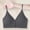 🔥 Gray, variant on No Underwire Comfortable Womens Bras No Underwire Front-Open Gathered Wireless Bra Solid Color Seamless Lift Design Breathable Removable Pads Front Clip Easy-On Style Beautiful Back Support