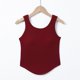 thumbnail image 4 of Tops de Manga Corta de las Mujeres Casual, Moda de Color Sólido, con la Almohadilla de Pecho Top de Pijama para las Mujeres, 4 of 8