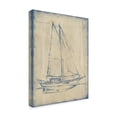 thumbnail image 2 of Trademark Fine Art 'Yacht Blueprint III' Canvas Art by Ethan Harper, 2 of 4