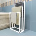thumbnail image 3 of 3 Tiers Towel Racks for Bathroom, Metal Towel Rack Standing, Freestanding Towel Holder for Bath Storage Next to Tub or Shower, 3 of 7