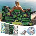 thumbnail image 4 of Zatoumnr Square Microfiber Beach Towel, Lightweight and Sandproof, Perfect for Travel, Swimming Pool, and Beach Day Vacation Necessities Gifts Swim Towels, 4 of 4