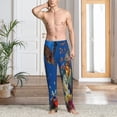 thumbnail image 2 of Fotbe Colorful Coral Reef Pantalones de Pijama para Hombre, Pantalones de Dormir, Pantalones de Casa con Cintura Ajustable y Bolsillos-Large, 2 of 6